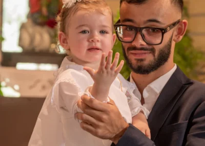 foto di famiglia chia battesimo